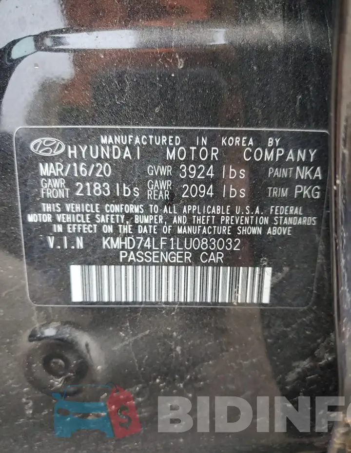 KMHD74LF1LU083032 Photo# 13