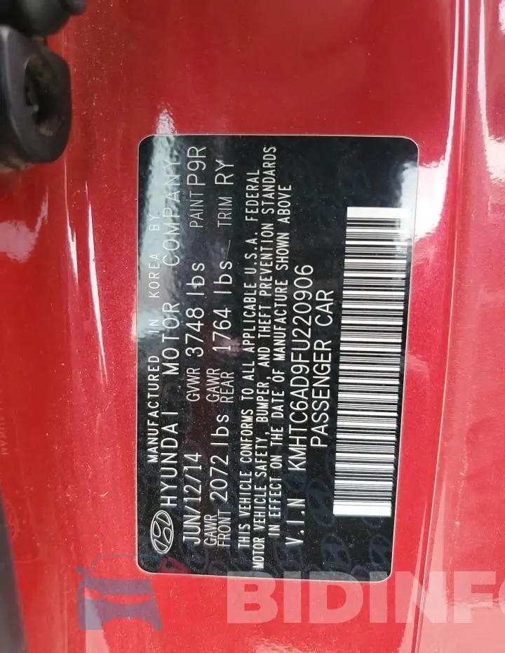 KMHTC6AD9FU220906 Photo# 12