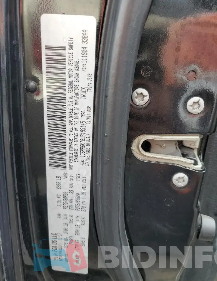 1C6RR6KT6JS193145 Photo# 12