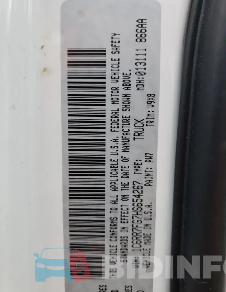 1C6RR7FG7HS654267 Photo# 13
