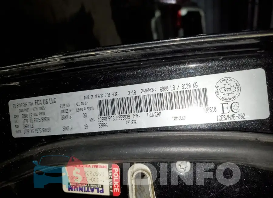 1C6RR7PT3JS259939 Photo# 12