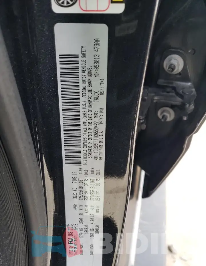 1C6SRFFT1KN559427 Photo# 12