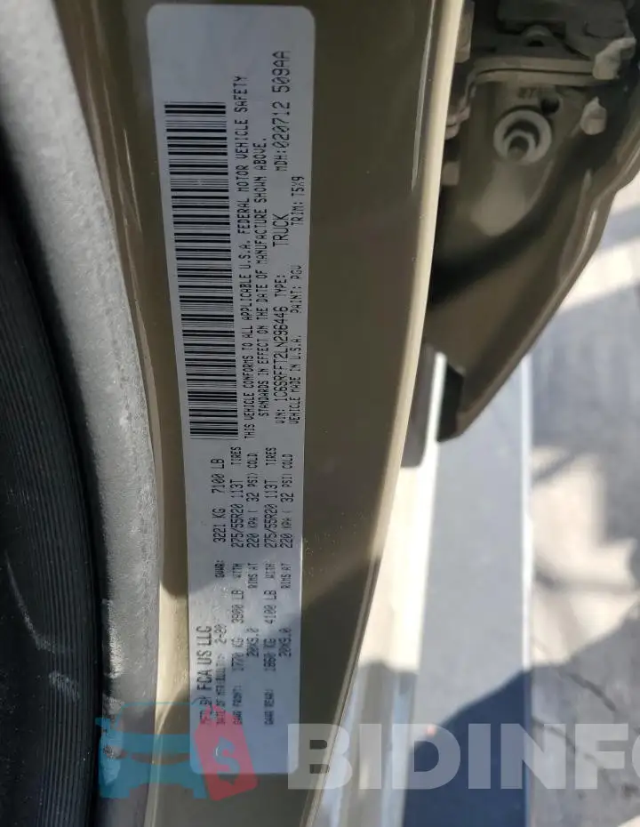 1C6SRFFT2LN296446 Photo# 12