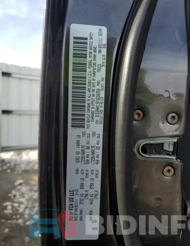 3C63RRKL5FG630350 Photo# 12