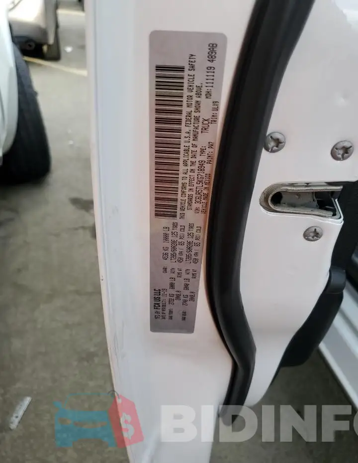 3C6UR5TL5KG718949 Photo# 12