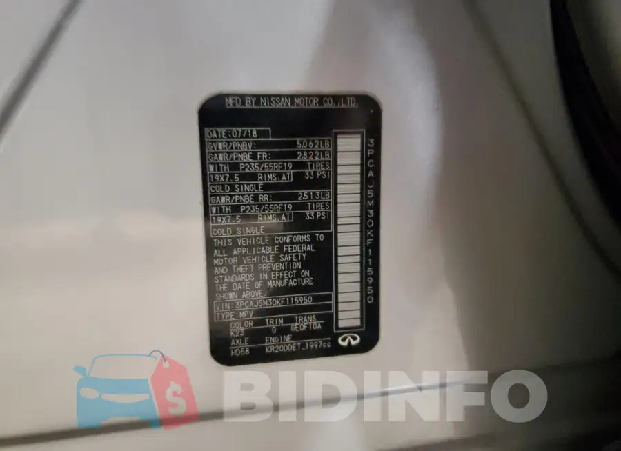 3PCAJ5M30KF115950 Photo# 13