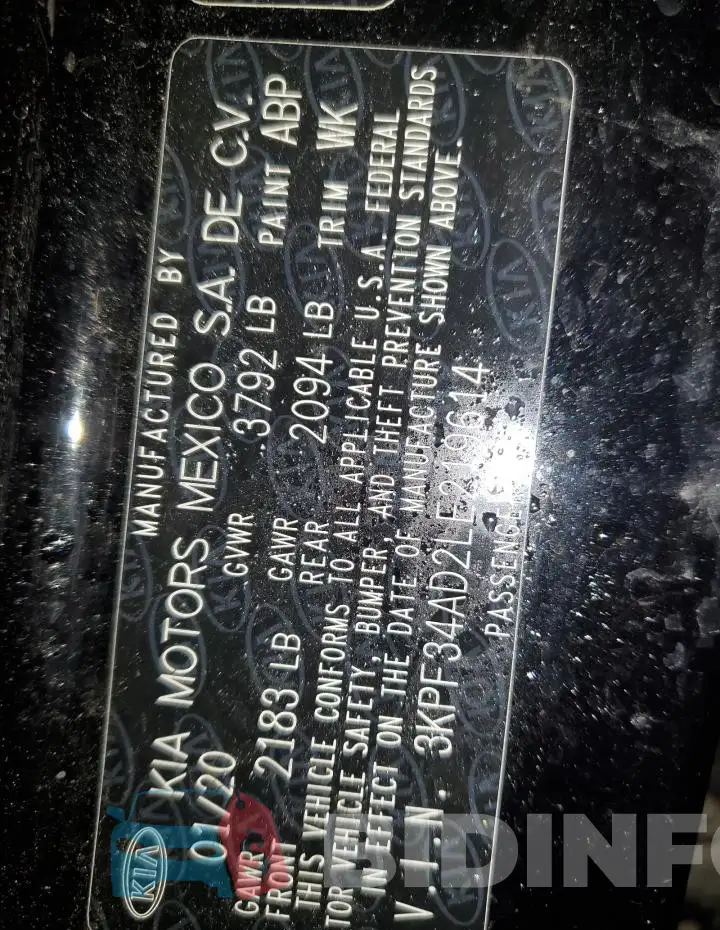 3KPF34AD2LE219614 Photo# 13