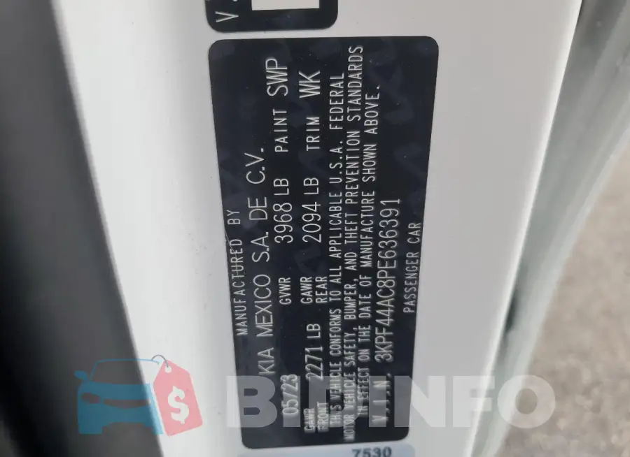 3KPF44AC8PE636391 Photo# 12