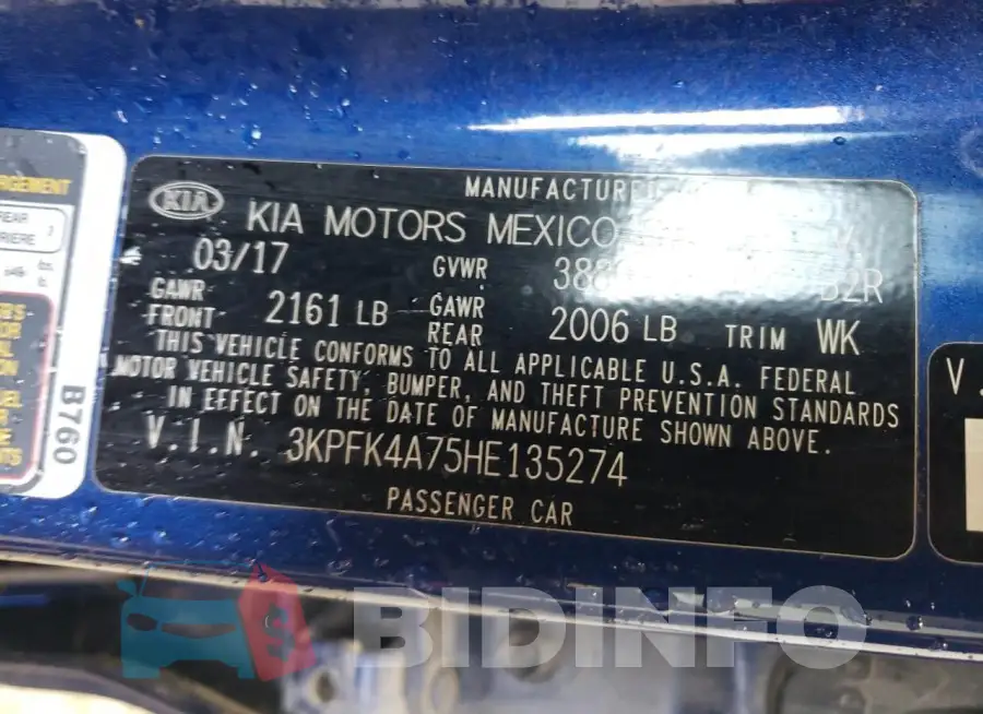 3KPFK4A75HE135274 Photo# 13