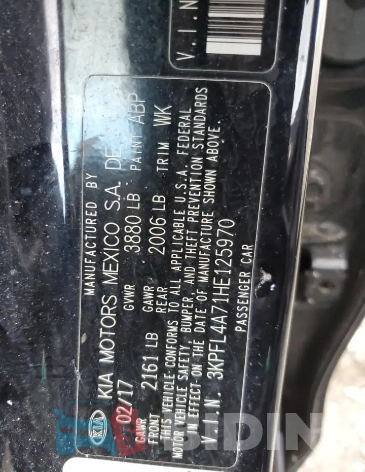 3KPFL4A71HE125970 Photo# 12