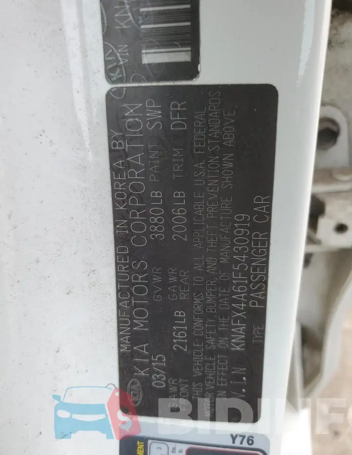 KNAFX4A61F5430919 Photo# 12