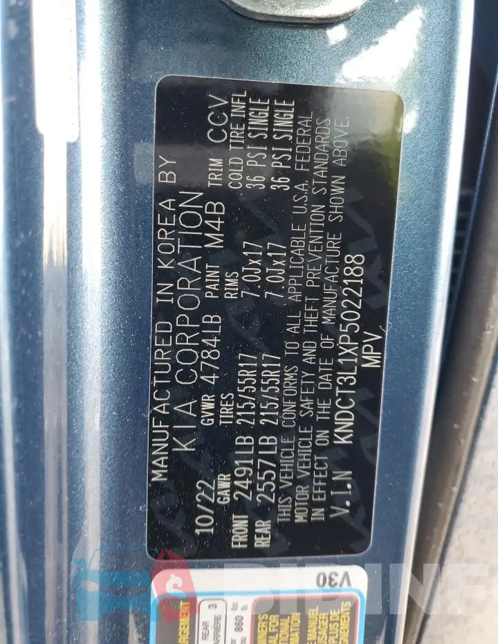 KNDCT3L1XP5022188 Photo# 12