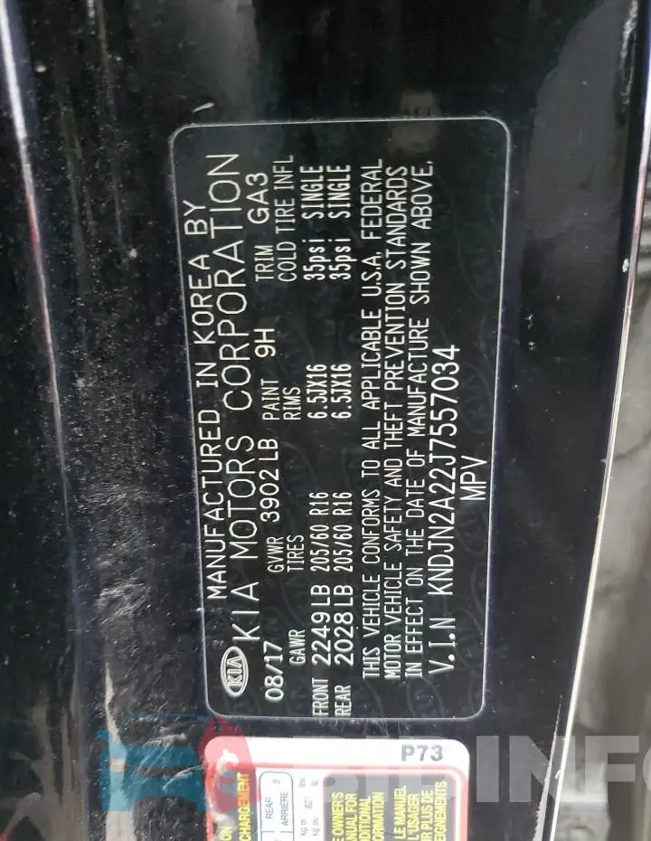 KNDJN2A22J7557034 Photo# 12