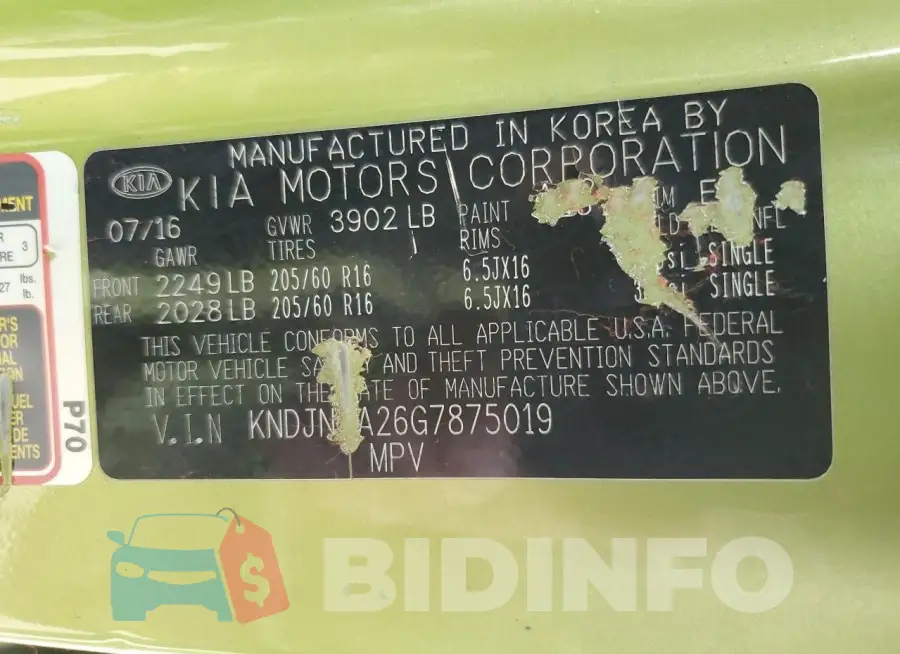 KNDJN2A26G7875019 Photo# 13