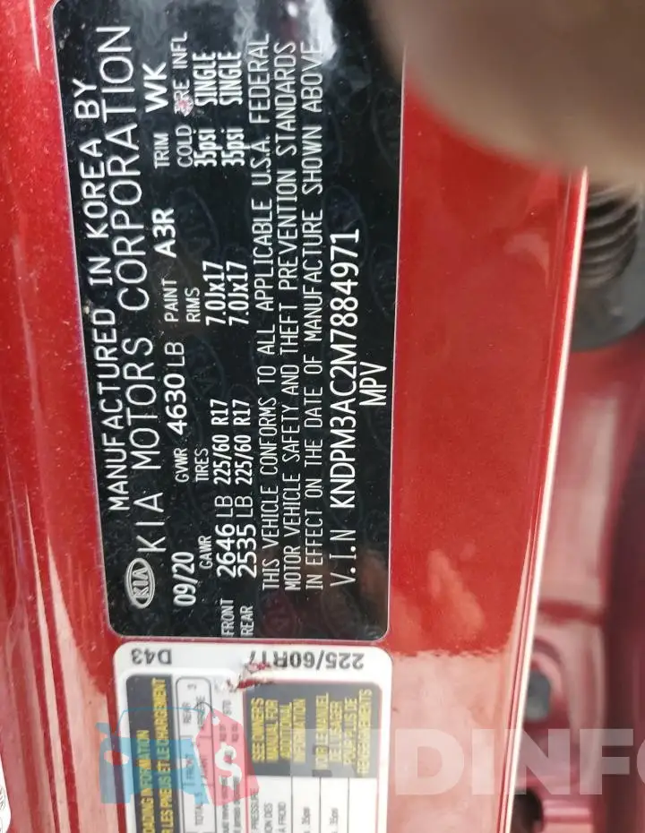KNDPM3AC2M7884971 Photo# 13