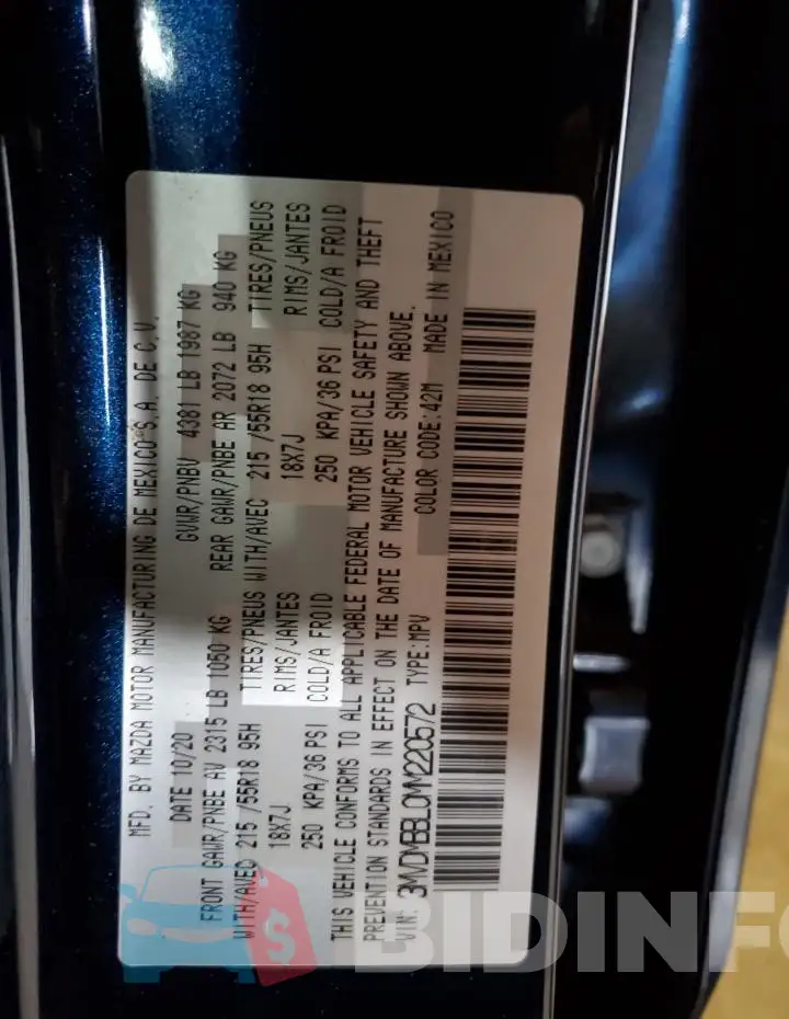 3MVDMBBL0MM220572 Photo# 13