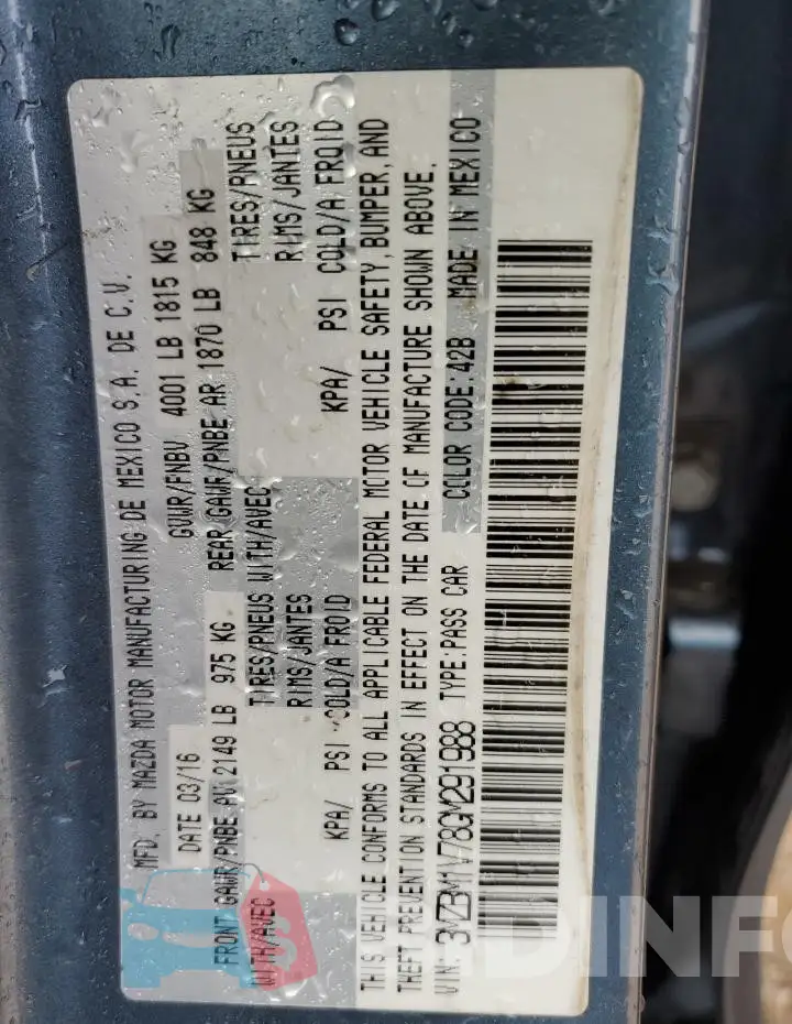 3MZBM1V78GM291988 Photo# 12