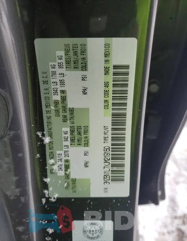 3MZBN1L7XJM219150 Photo# 12