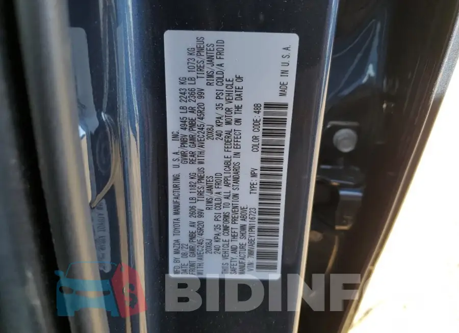 7MMVABEY1PN116723 Photo# 13
