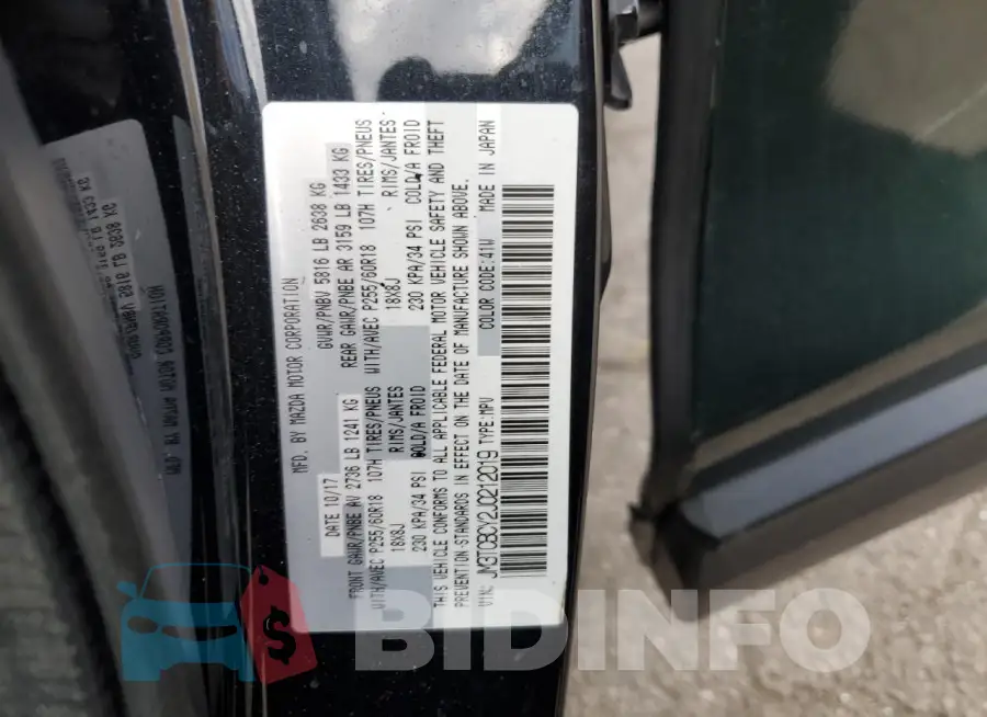 JM3TCBCY2J0212019 Photo# 13