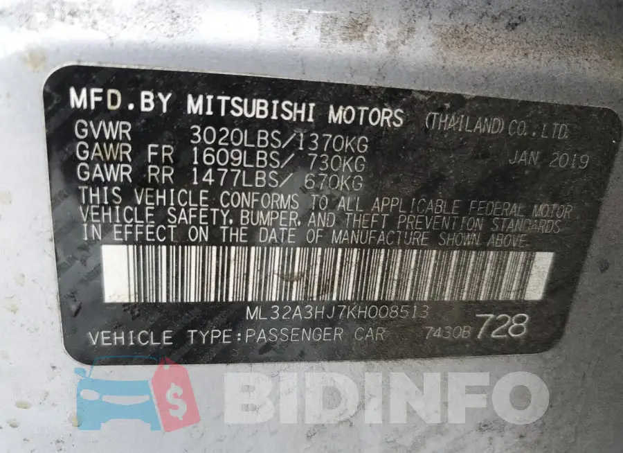 ML32A3HJ7KH008513 Photo# 12
