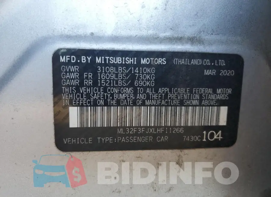 ML32F3FJXLHF11266 Photo# 12