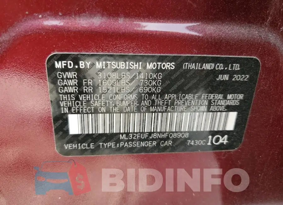 ML32FUFJ8NHF08908 Photo# 12