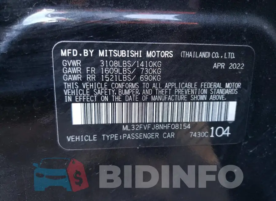 ML32FVFJ8NHF08154 Photo# 12