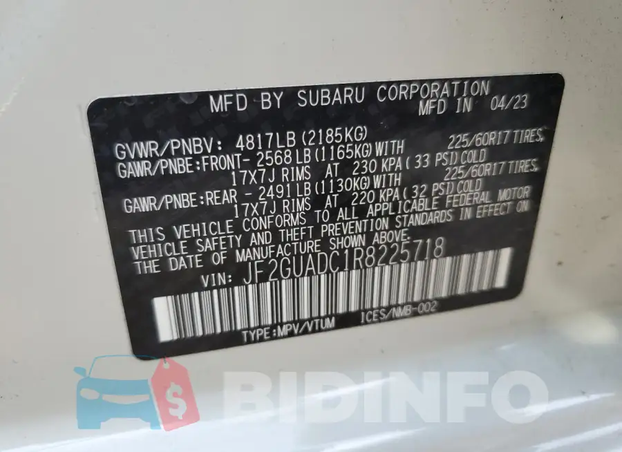 JF2GUADC1R8225718 Photo# 14