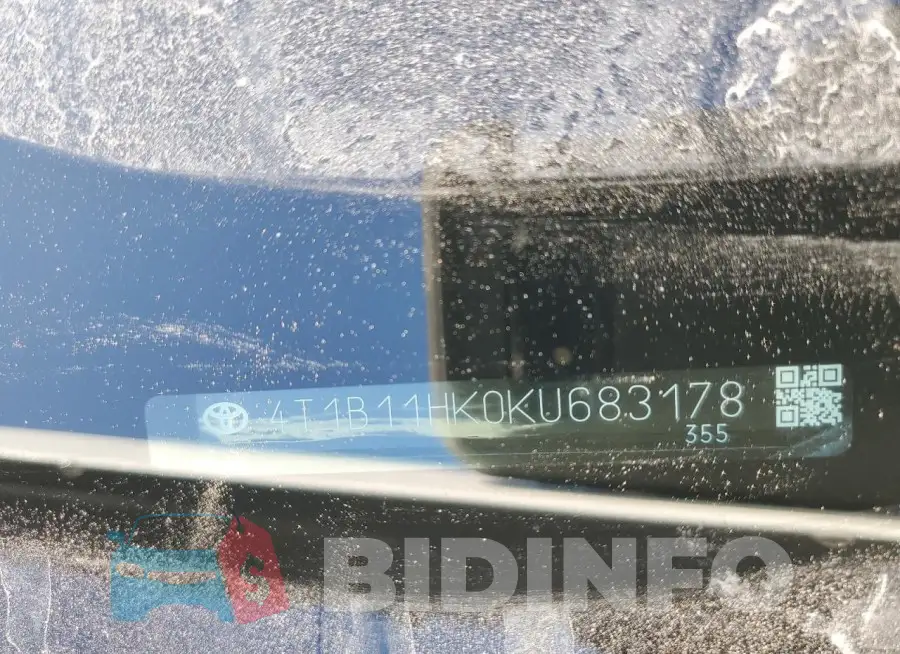 4T1B11HK0KU683178 Photo# 12