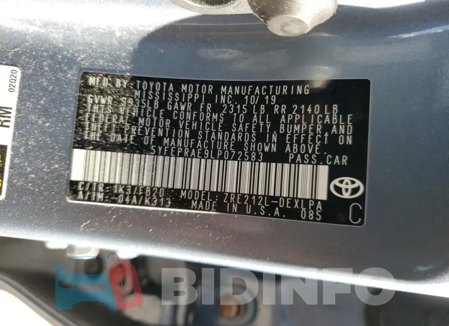 5YFEPRAE9LP072583 Photo# 12