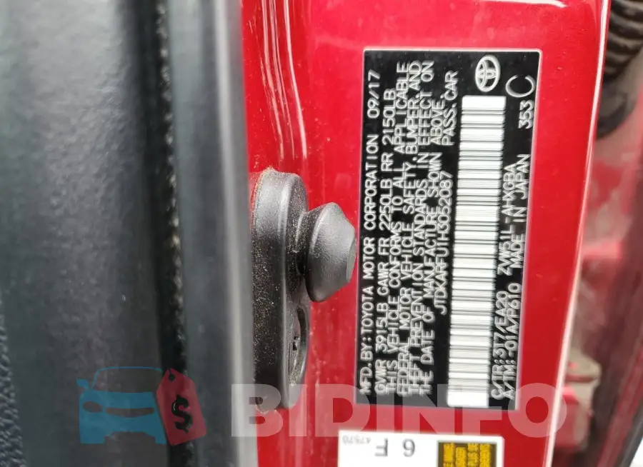 JTDKARFU1H3052087 Photo# 12