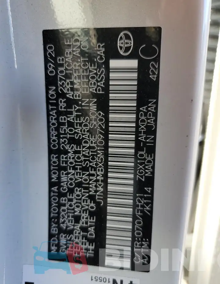 JTNKHMBX5M1097209 Photo# 12