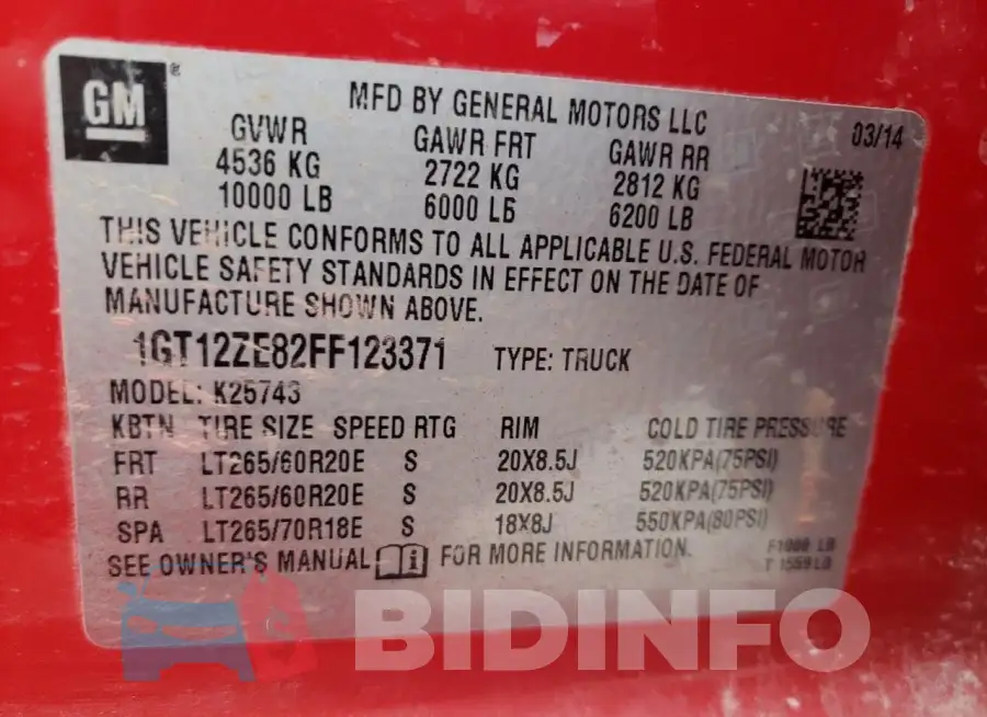 1GT12ZE82FF123371 Photo# 12