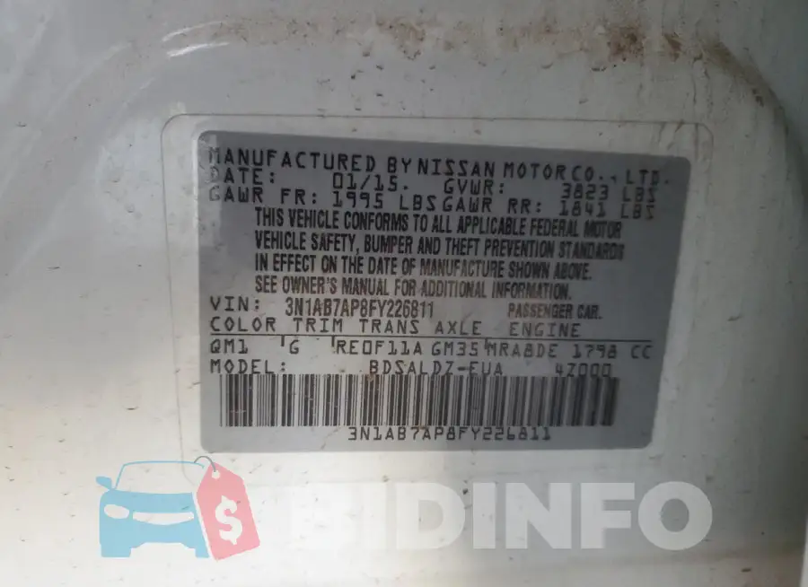 3N1AB7AP8FY226811 Photo# 12