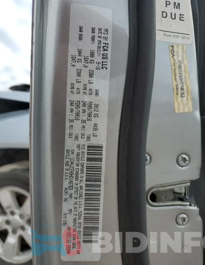 1C4NJCEA9HD146763 Photo# 13