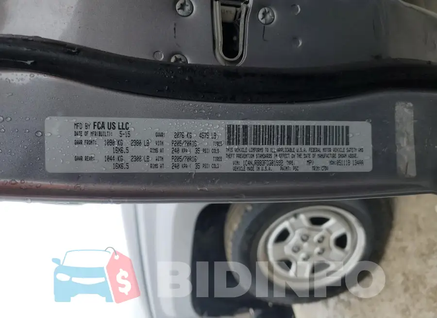 1C4NJRBB3FD381592 Photo# 12