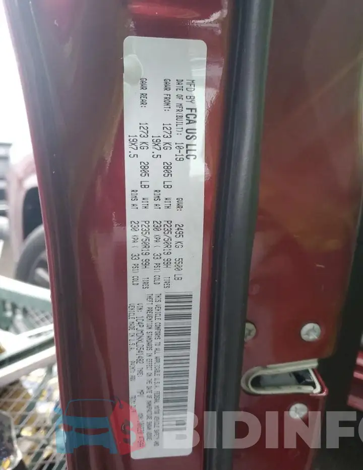 1C4PJMDNXLD541482 Photo# 12