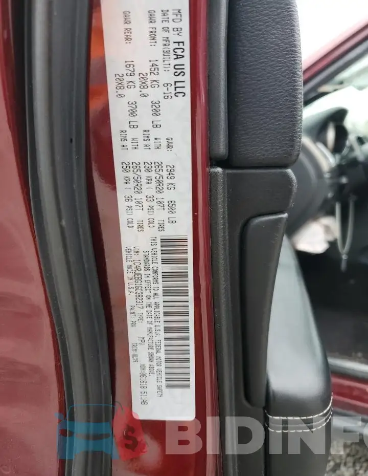 1C4RJEBG1GC382317 Photo# 13