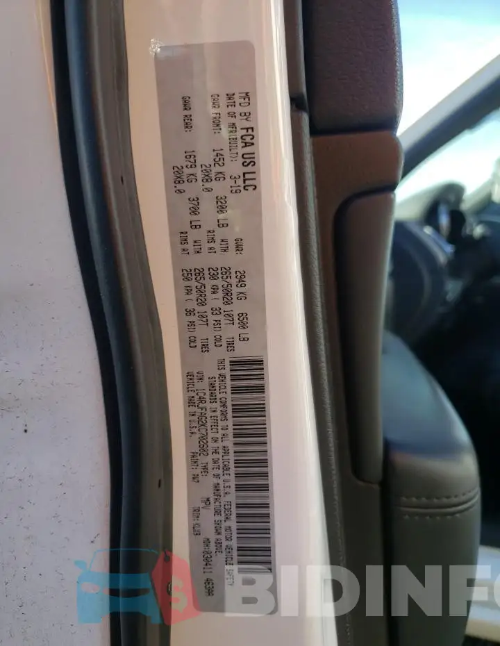1C4RJFAG2KC702602 Photo# 13