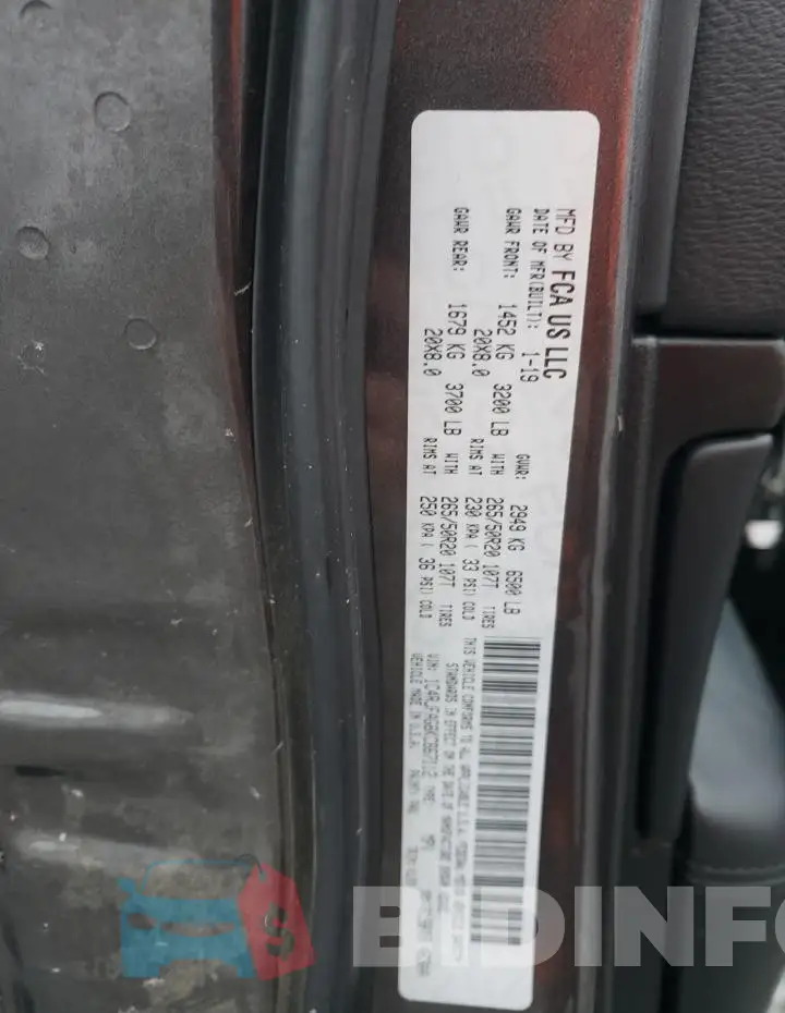 1C4RJFAG6KC667112 Photo# 14