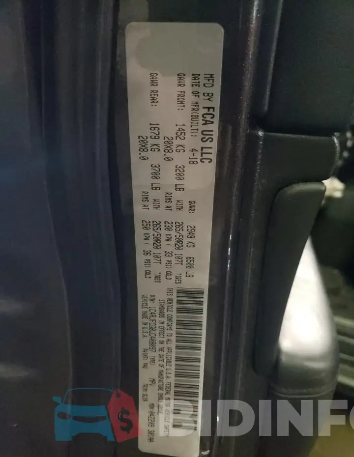 1C4RJFCG8JC408097 Photo# 12