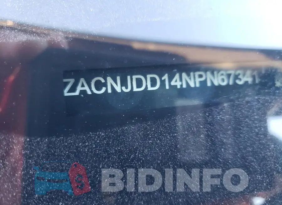 ZACNJDD14NPN67341 Photo# 14