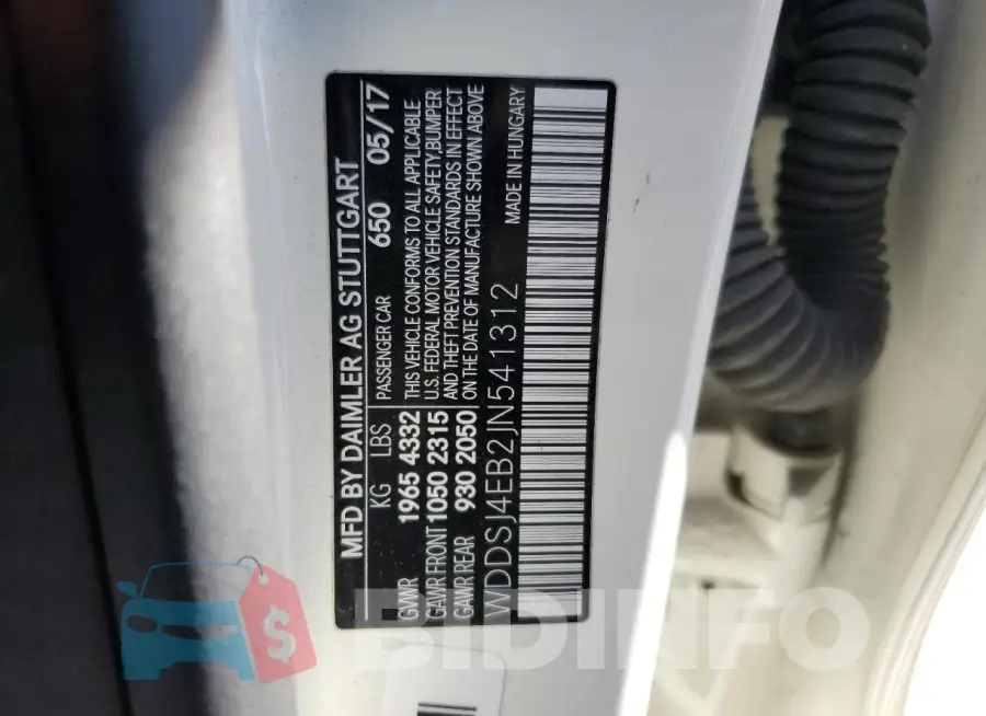 WDDSJ4EB2JN541312 Photo# 12