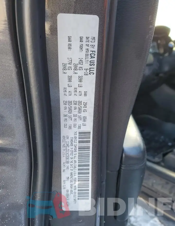 1C4RDJDG1KC536188 Photo# 12