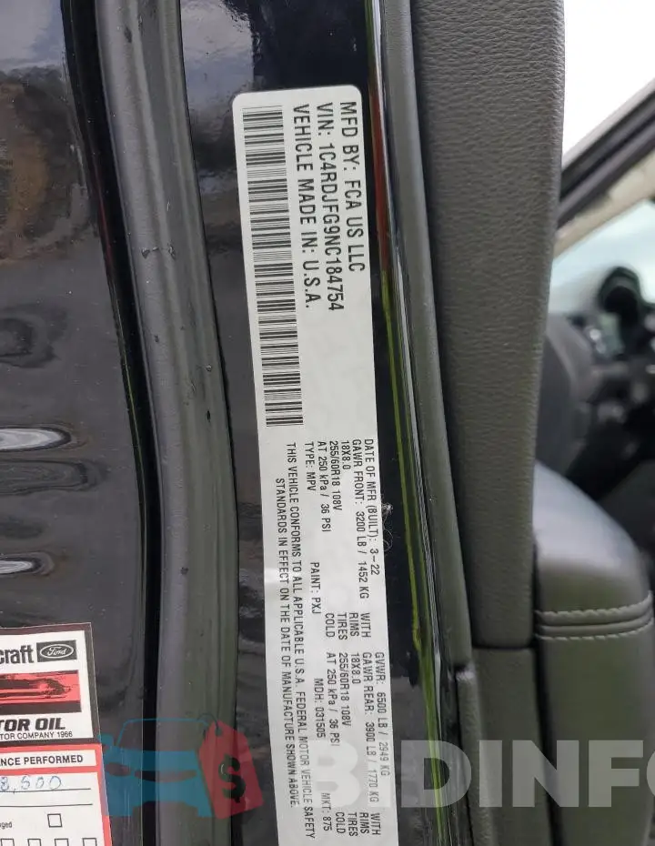 1C4RDJFG9NC184754 Photo# 12
