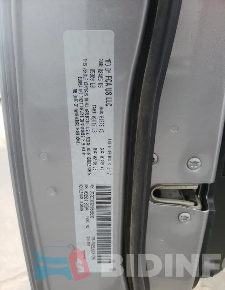 2C3CDXCT2HH589631 Photo# 12