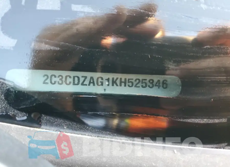 2C3CDZAG1KH525346 Photo# 12