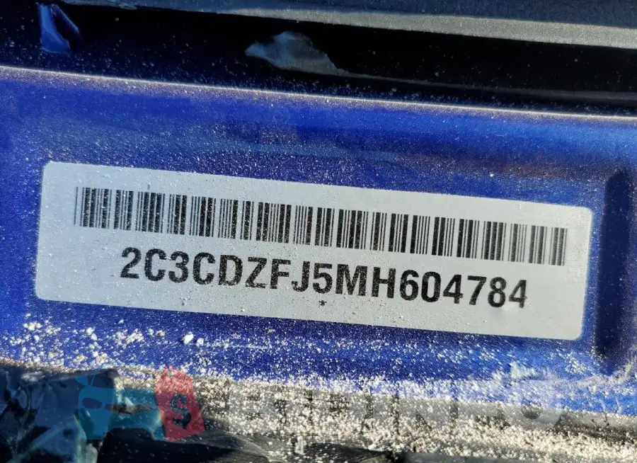 2C3CDZFJ5MH604784 Photo# 12