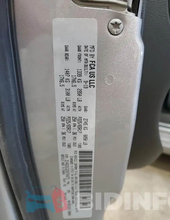 2C4RDGEG2KR764273 Photo# 13